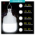 充電LED電球が超明るい家庭用停電予備電灯屋外移動夜市の屋台ランプスタンド1段光源：100 W
