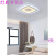 リビングランプは現代の長方形大気家庭用の創意工夫2018新型寝室ランプledヘッドランプ120*80 cmの暖かい光を吸収する。