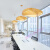 木目色led食シャンデリア創意棚田事務室は銀台工房服装店客間レストランの56 cm 42瓦の三段が光ります。