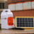 KANGMING太陽光充電ランプ家庭用充電式停電に対応して、緊急電灯夜市の屋台ランプ屋外キャンピングランプ家庭用蓄電池広場でブルートゥース音響充電宝KM-915 W 8000 MAを踊る。