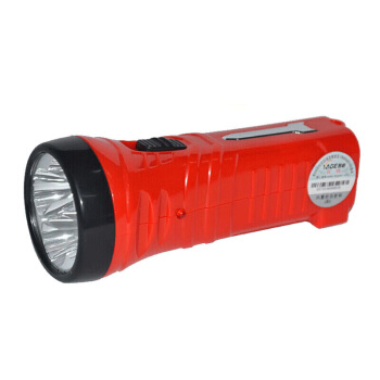雅格LED懐中電灯充電式携帯照明小型懐中電灯YG-3296赤色