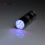 電池を送る蛍光剤の検査灯395 nm紫外線光小懐中電灯は玉灯led黒を照らすことができます。