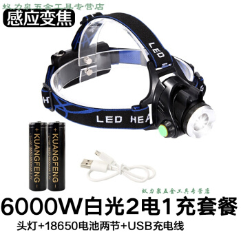 ヘッドに装着されている懐中電灯LEライトは、強力な光を充電して、コークスヘッドの戴式懐の中に電気が点滅しています。ライト3000は、白色光6000 Wを感知して、10時間の航続ができます。