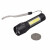 ミニ太陽光懐中電灯USB充電可フォーカス多機能携帯小型懐中電灯家庭用屋外ライトスタンド